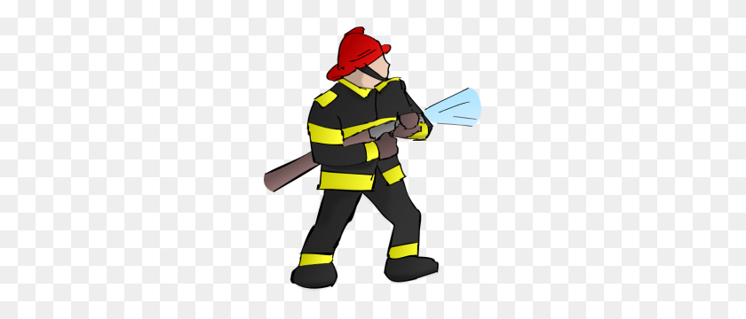 245x300 Firefighter Clipart Black And White - Fireman Clipart Black And White