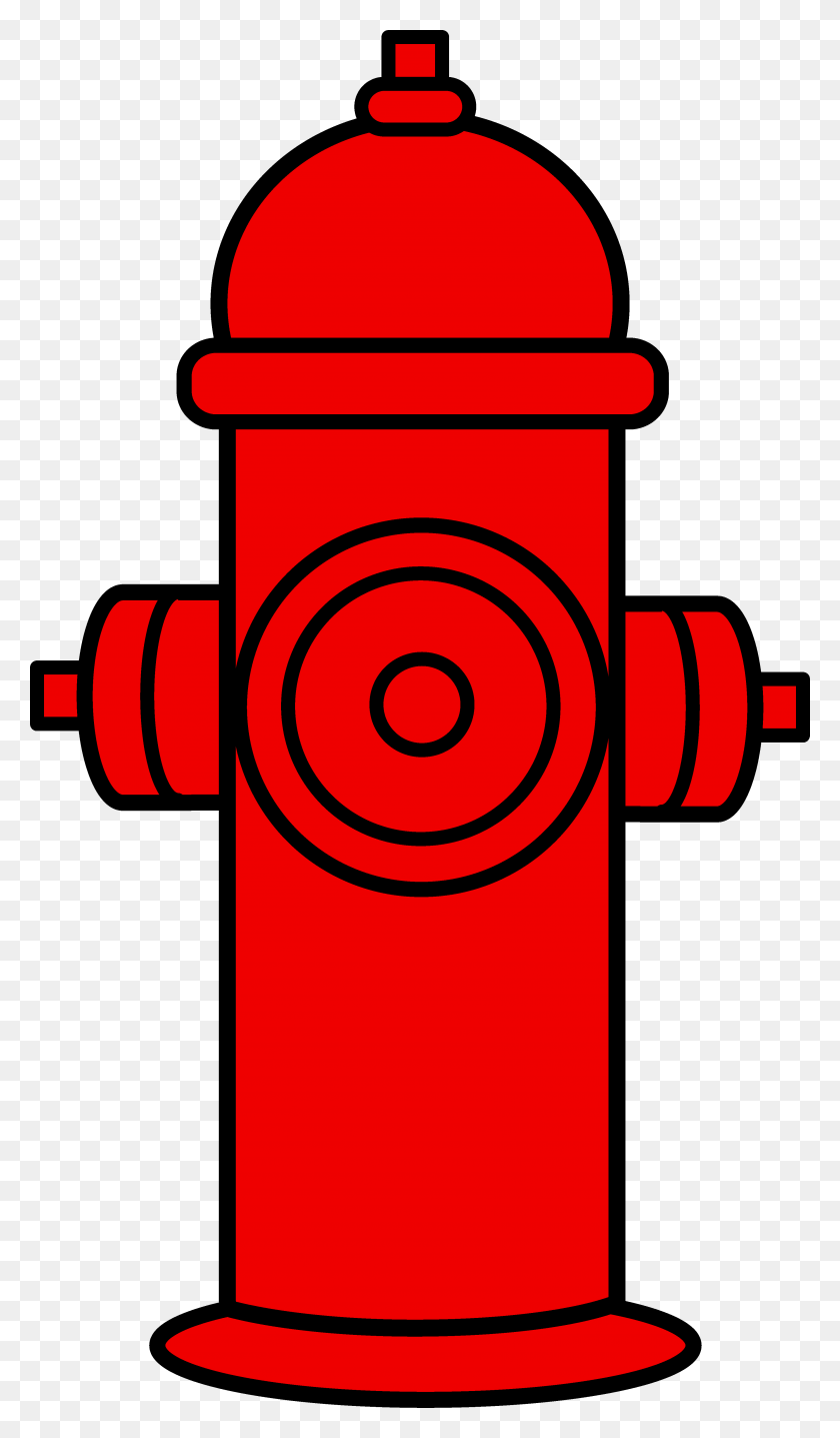 3449x6089 Firefighter Clipart Hydrant - Firefighter Clipart Black And White