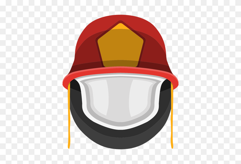 512x512 Пожарный Шлем Клипарт - Пожарный Png