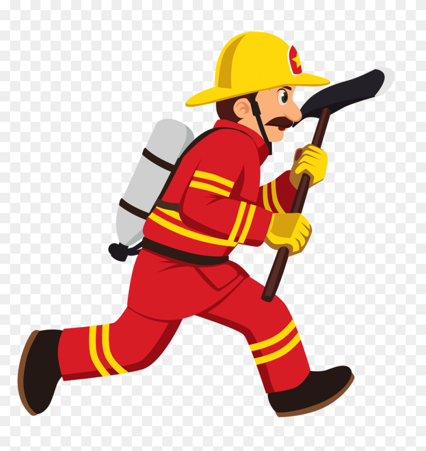 963x1024 Firefighter Png Background Clipart - Firefighter PNG