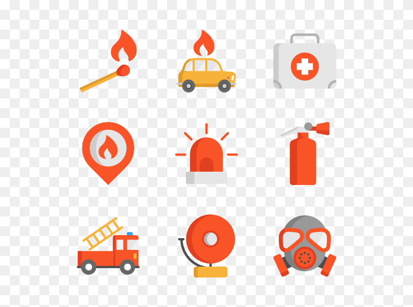 600x564 Fireman Icon Packs - Firefighter PNG