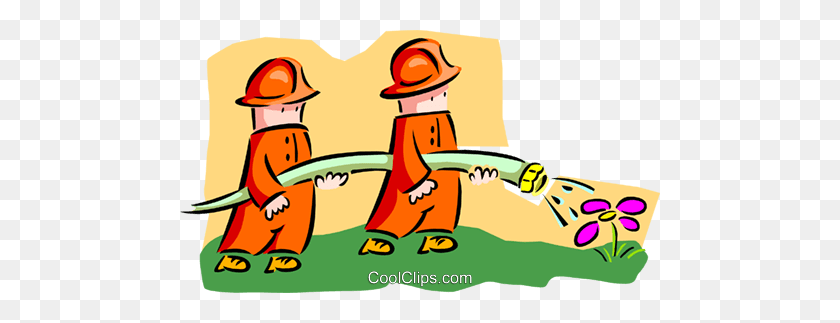 480x263 Firemen - Fireman Hat Clipart