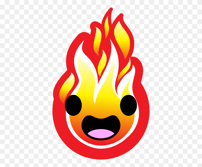 406x635 Firemoji - Пламя Emoji Png