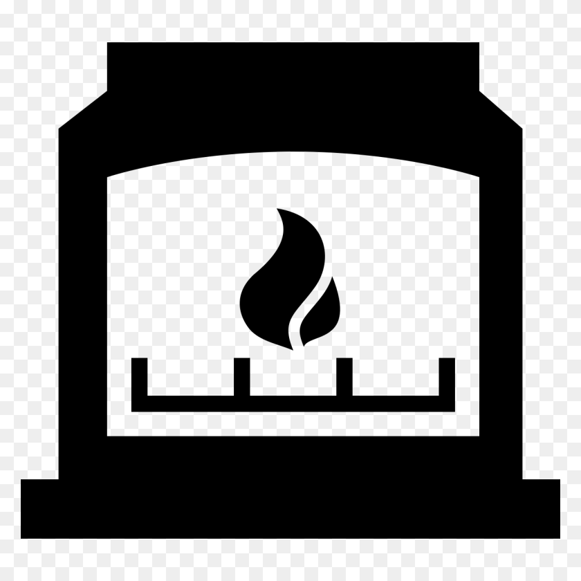 1200x1200 Fireplace Clipart Garden - Fireplace Clipart Black And White