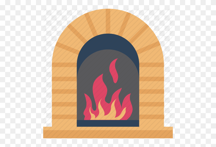 512x512 Fireplace, Heater Stove, Heating Stove, Pellet Stove, Room Stove Icon - Fireplace PNG