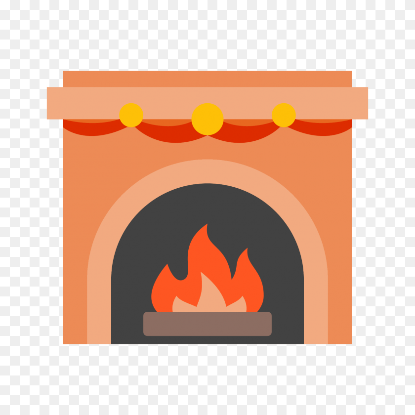 1600x1600 Fireplace Icon - Fireplace PNG