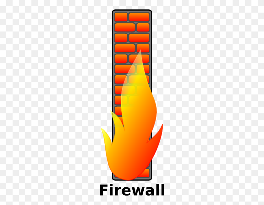 204x591 Firewall Clip Art Free Vector - Computer Virus Clipart