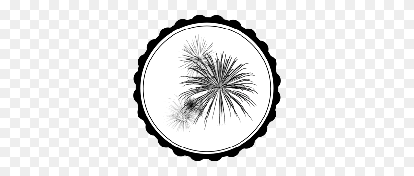 300x298 Fireworks Png, Clip Art For Web - Pine Branch Clipart
