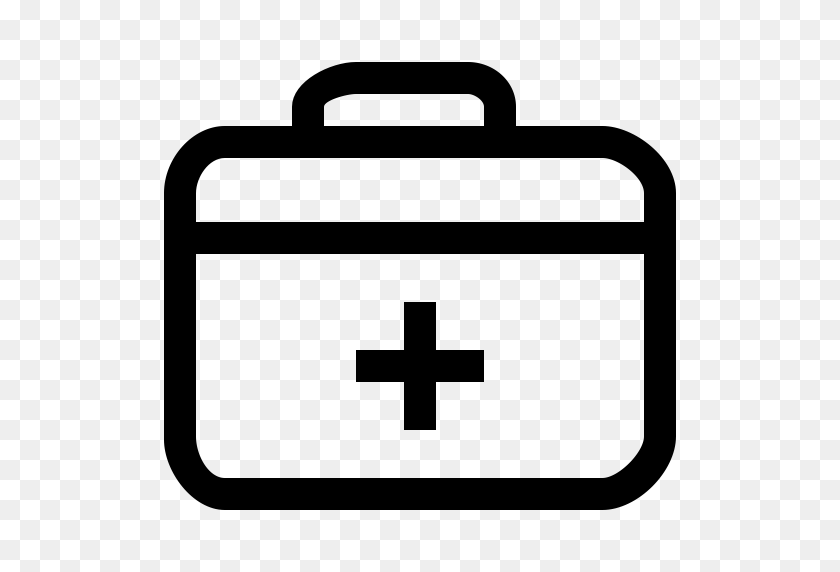 512x512 First Aid, First Aid Box, First Aid Kit Icon With Png And Vector - First Aid Clipart Black And White