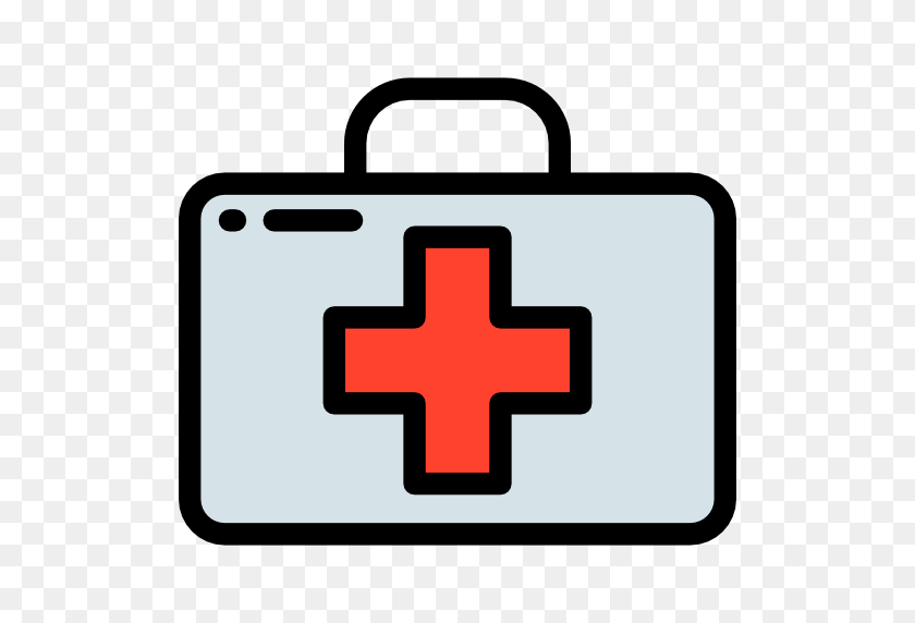 512x512 First Aid Kit - Medical Bag Clipart
