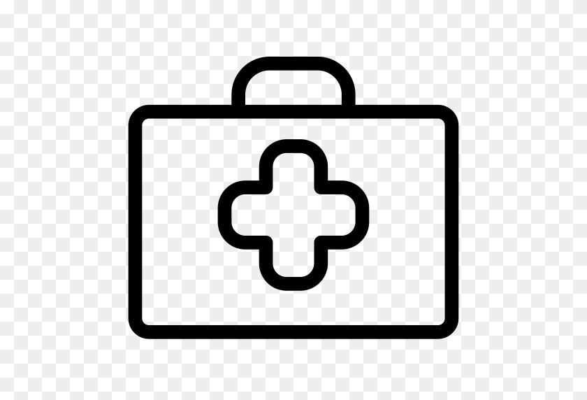 512x512 First Aid Kit, Aid Kit, Emergency Bag Icon With Png And Vector - Survival Kit Clipart