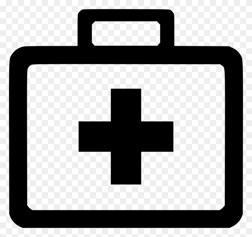 980x916 First Aid Kit Clipart Transparent Clip Art - Cross Clipart Black And White PNG