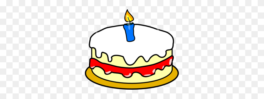 299x258 First Birthday Cake Clip Art - Birthday Cake Clip Art Image