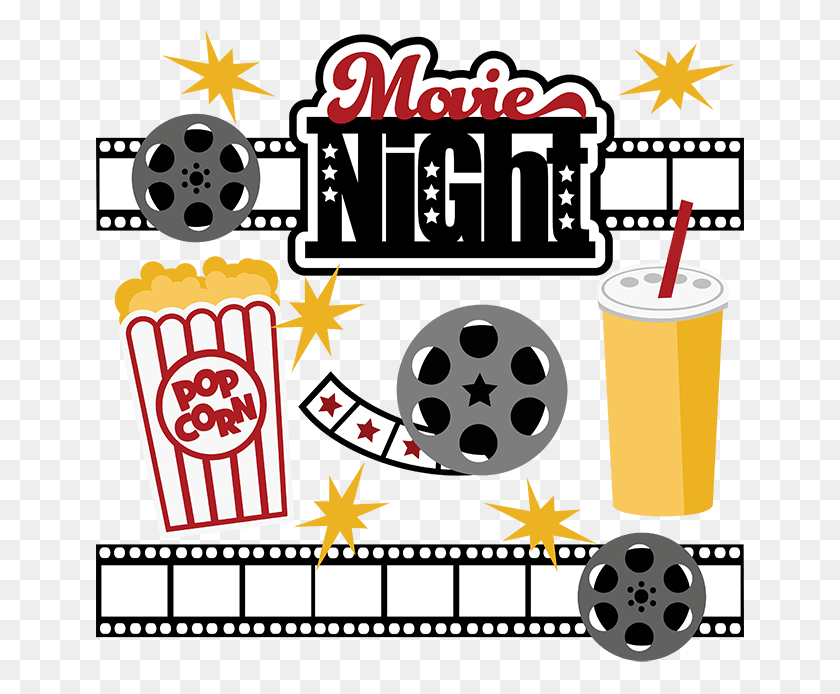 648x634 First Friday Family Film Mluuc - Family Movie Night Clipart