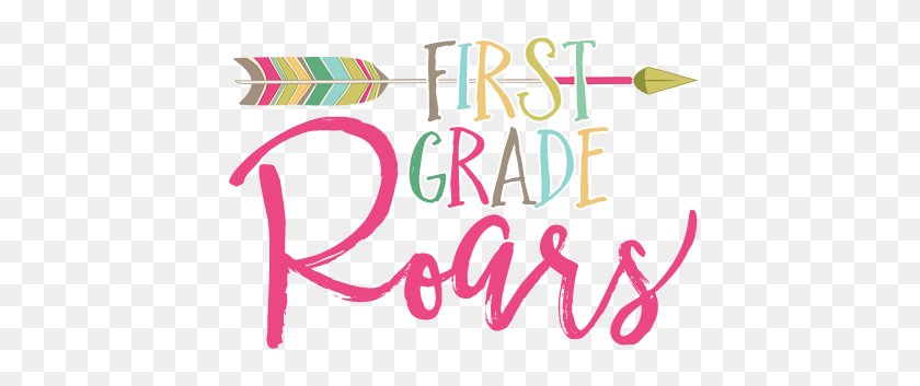 440x293 First Grade Roars! - First Grade Clip Art