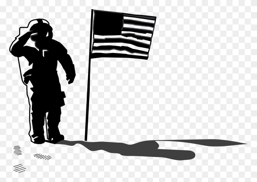 1094x750 First On The Moon Astronaut Silhouette Space Exploration Logo Free - Moon Landing Clipart