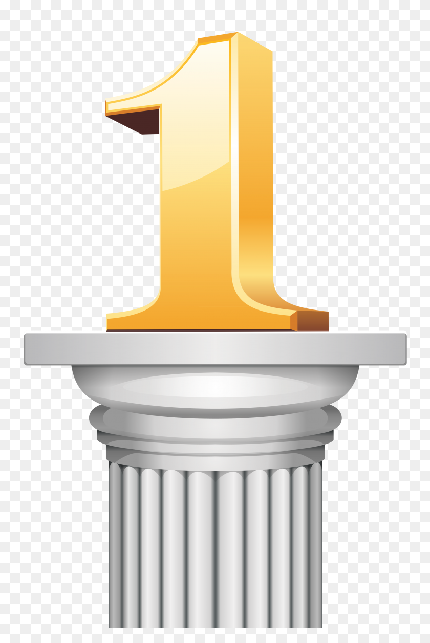 3985x6116 First Place Statue Png Clip Art - Podium Clipart