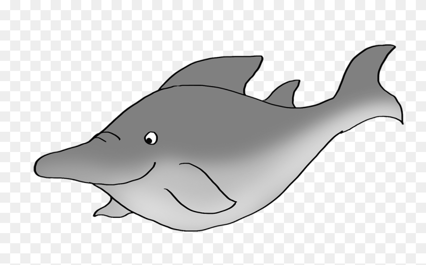 1063x632 Картинки Рыбы - Акула Клипарт Черно-Белый