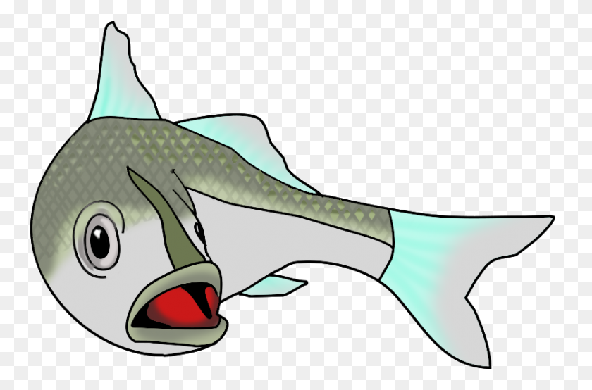 837x531 Fish Clip Art - Shark Clipart Transparent