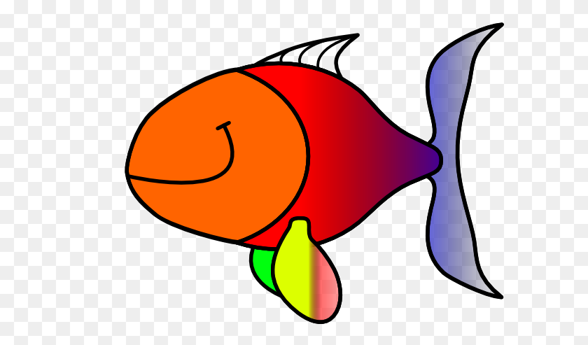 600x433 Fish Clip Art - Small Fish Clipart