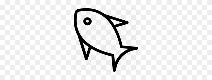 260x260 Fish Clipart - Biology Clipart Black And White