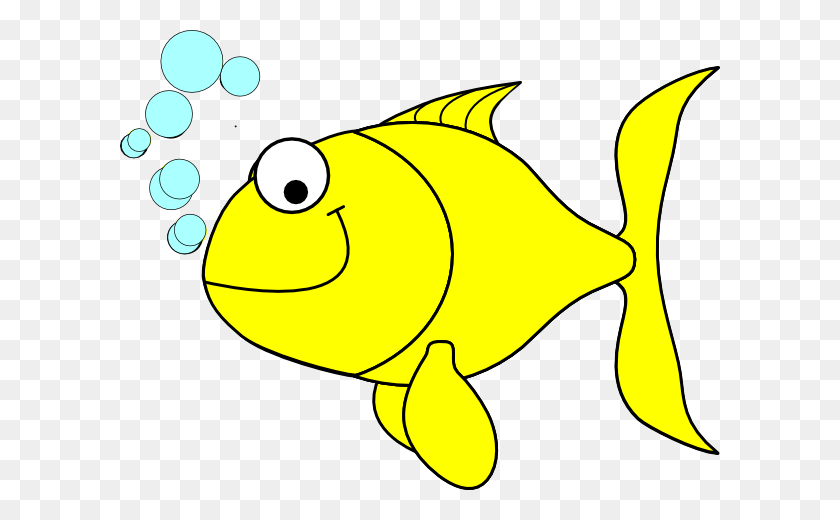 600x460 Fish Clipart Fish Yellow Clip Art - X Ray Fish Clipart