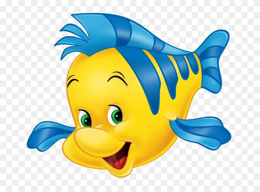 677x560 Fish Clipart Little Mermaid - Little Mermaid Clipart