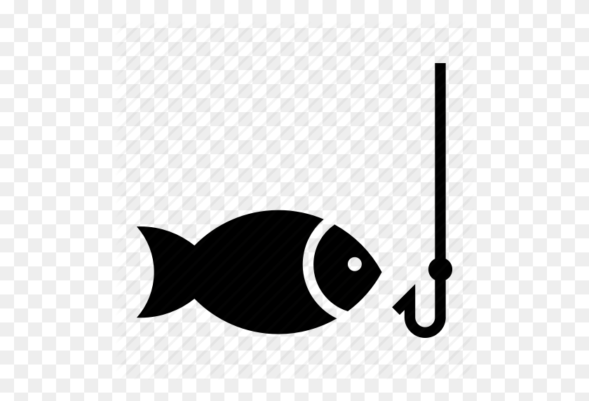 512x512 Рыба, Рыбалка, Рыболовный Крючок, Значок Моря - Скелет Рыбы Клипарт