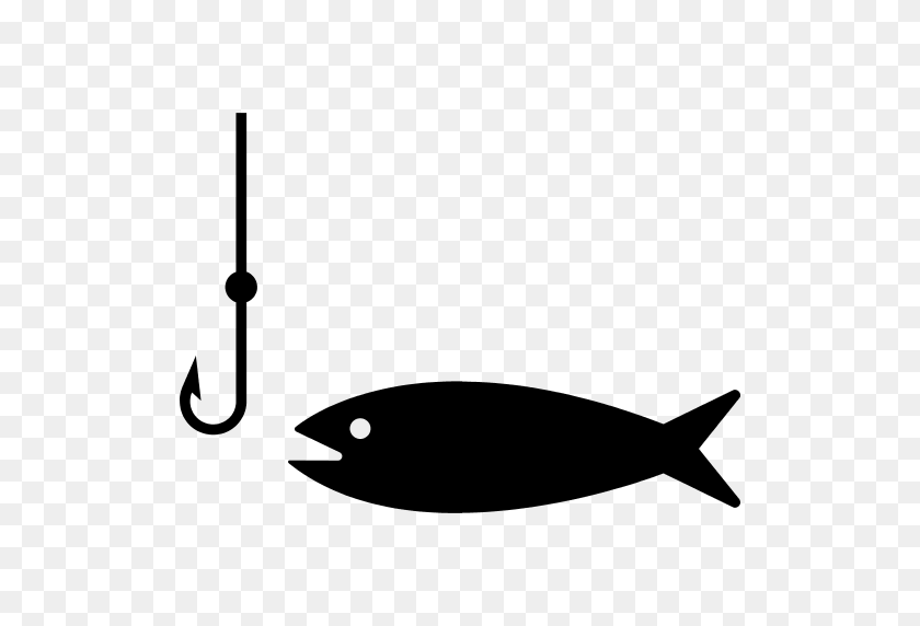 512x512 Значок Рыбалка, Рыбалка, Крючок - Рыболовный Крючок Png
