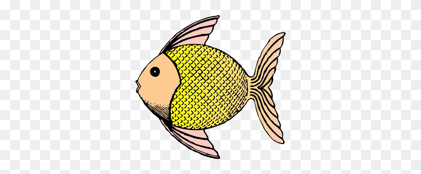 300x288 Рыбная Еда Клипарт - Жареная Рыба Png