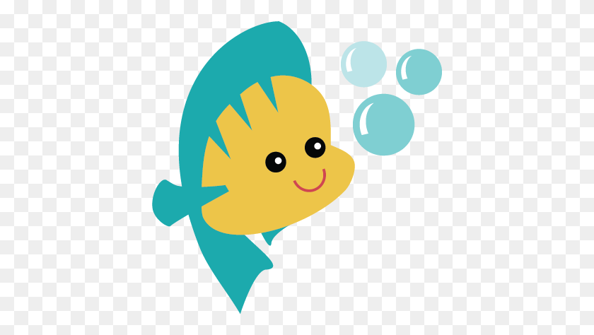 410x414 Fish For Scrapbooking Cardmaking Cute Fish Cute - Flounder PNG