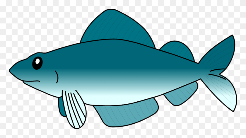 958x506 Fish Free Stock Photo Illustration Of A Blue Fish - Under The Sea Background Clipart