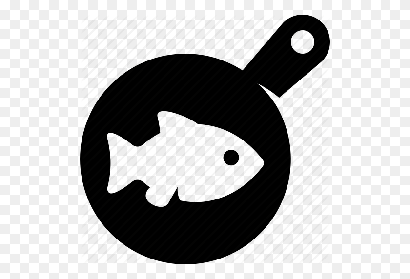 512x512 Fish, Fry, Frying Pan, Meat, Salmon, Trout Icon - Fish Fry PNG