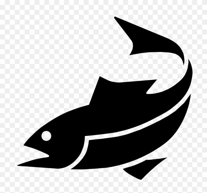 1000x930 Значок Рыбы - Полосатый Окунь Клипарт