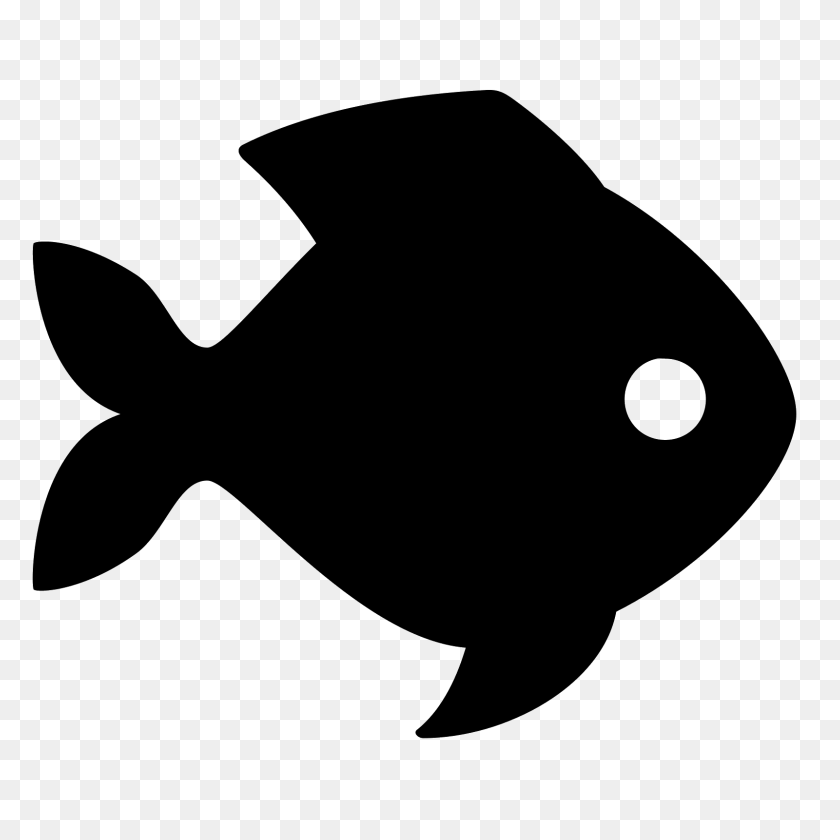 1600x1600 Значок Рыба - Рыба Вектор Png