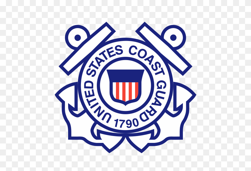 512x512 Los Peces De Oregon - Logotipo De La Guardia Costera Png