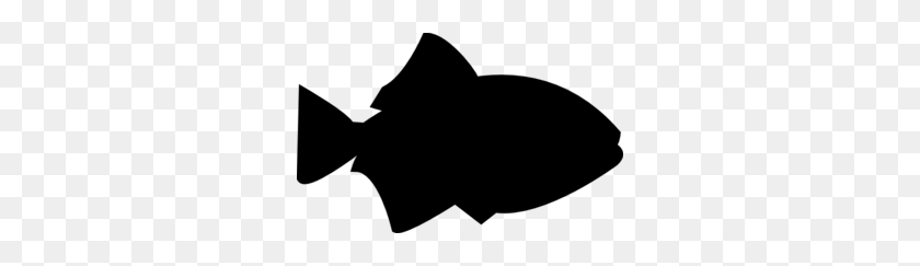 298x183 Наброски Рыбы Черный Заполнены Картинки - Контур Рыбы Клипарт