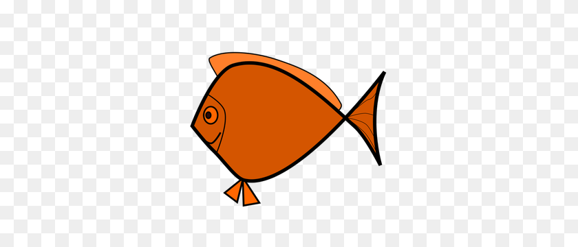 300x300 Fish Outline Clip Art Free - Fish In A Bowl Clipart