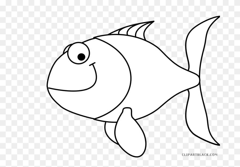 700x524 Fish Png Black And White Transparent Images - Fish PNG