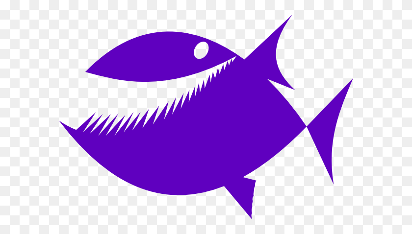 600x418 Fish Png, Clip Art For Web - Purple Fish Clipart