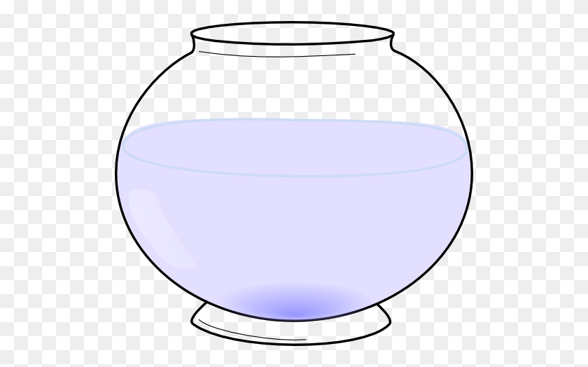 512x464 Fishbowl Клипарт - Рыбная Чаша Png
