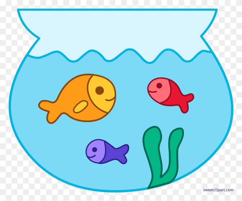 5712x4699 Fishbowl Fishes Cute Clip Art - Cute Jellyfish Clipart