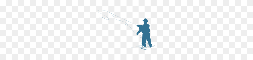 200x140 Fisherman Silhouette Fisherman Silhouette Fishing Rod Free Image - Fly Fishing Rod Clipart