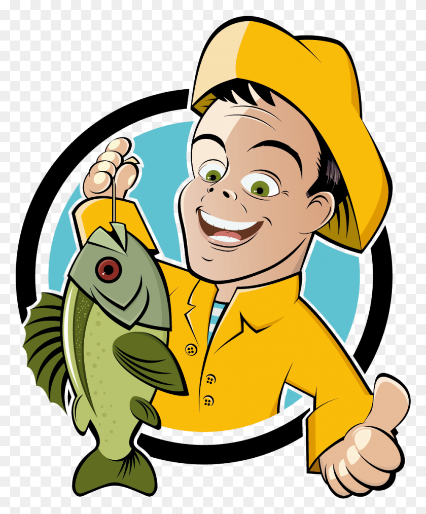 923x1130 Fishing Cartoon Fisherman Clip Art - Fisherman Clipart