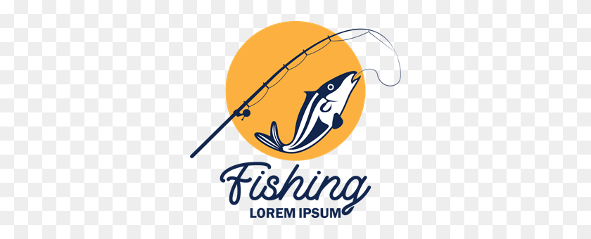 300x280 Fishing Logo Vectors Free Download - Fish Logo PNG
