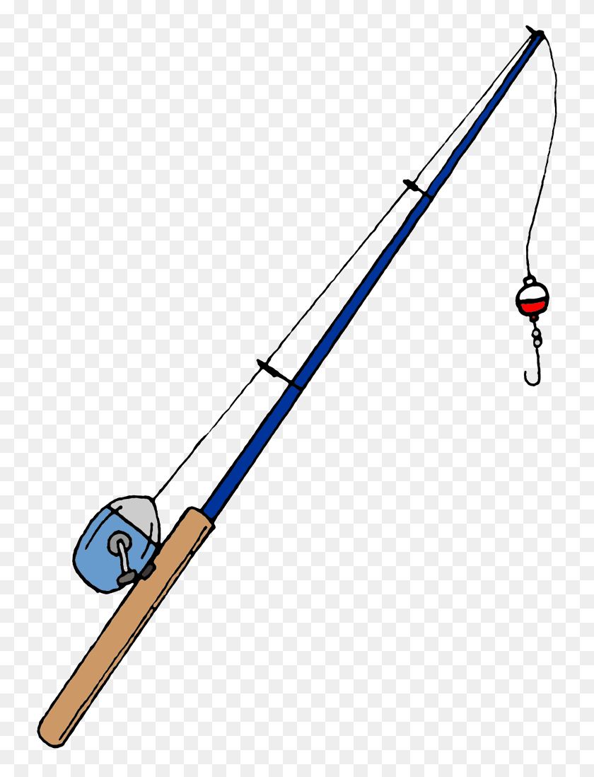 750x1038 Fishing Pole Clip Art Learn How To Catch Any Kind Of Fish - Small Fish Clipart
