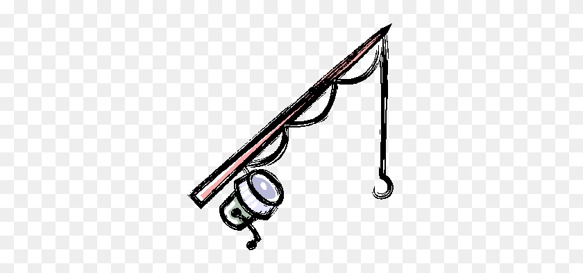 300x334 Fishing Pole Clipart Bobber - Clips PNG