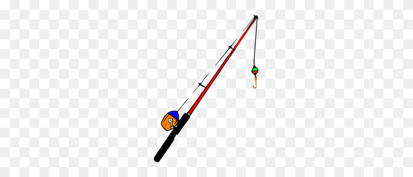 213x300 Fishing Pole Fsf Clip Art - Fishing Pole Clipart Free
