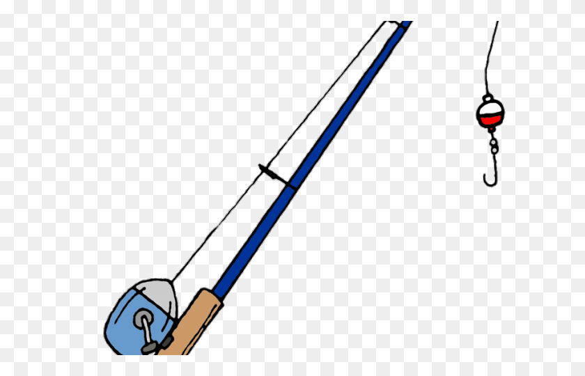 640x480 Fishing Rod Clipart Simple - Fishing Hook PNG