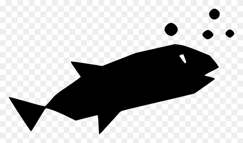 1341x750 Fishing Shark Background - Shark Black And White Clipart